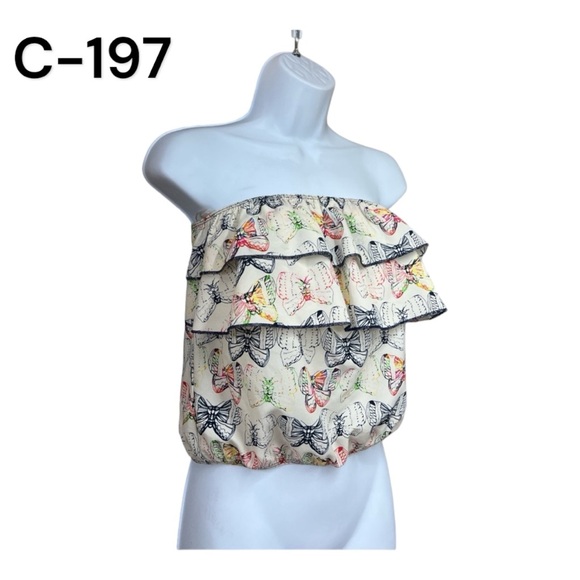 SzS Ocean Drive Butterfly Halter Top - Picture 1 of 6